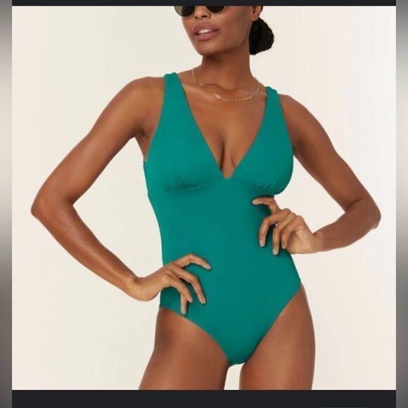 Andie Green The Augustine One Piece Swim Suite Medium - Picture 1 of 7